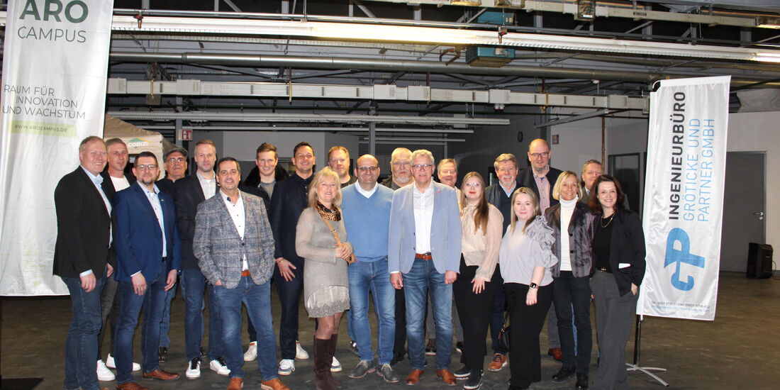 Obermeister, Vorstand und Geschäftsführung und 1. Stadtrat von Bad Arolsen beim Kick-off 2026